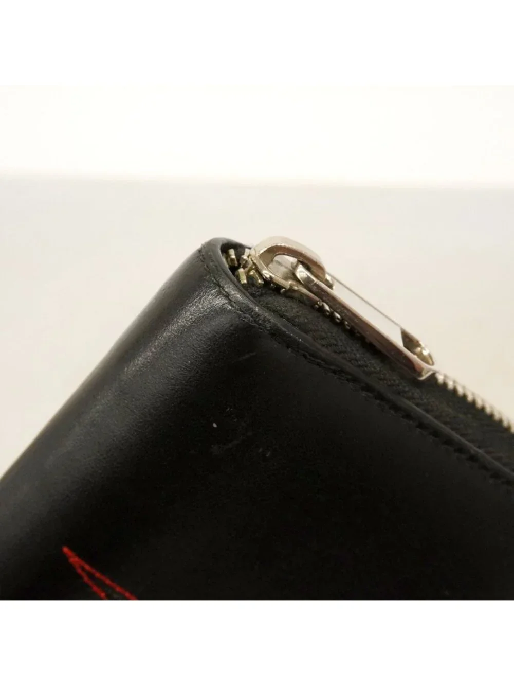 Gucci Wallet Blade Leather Black Silver